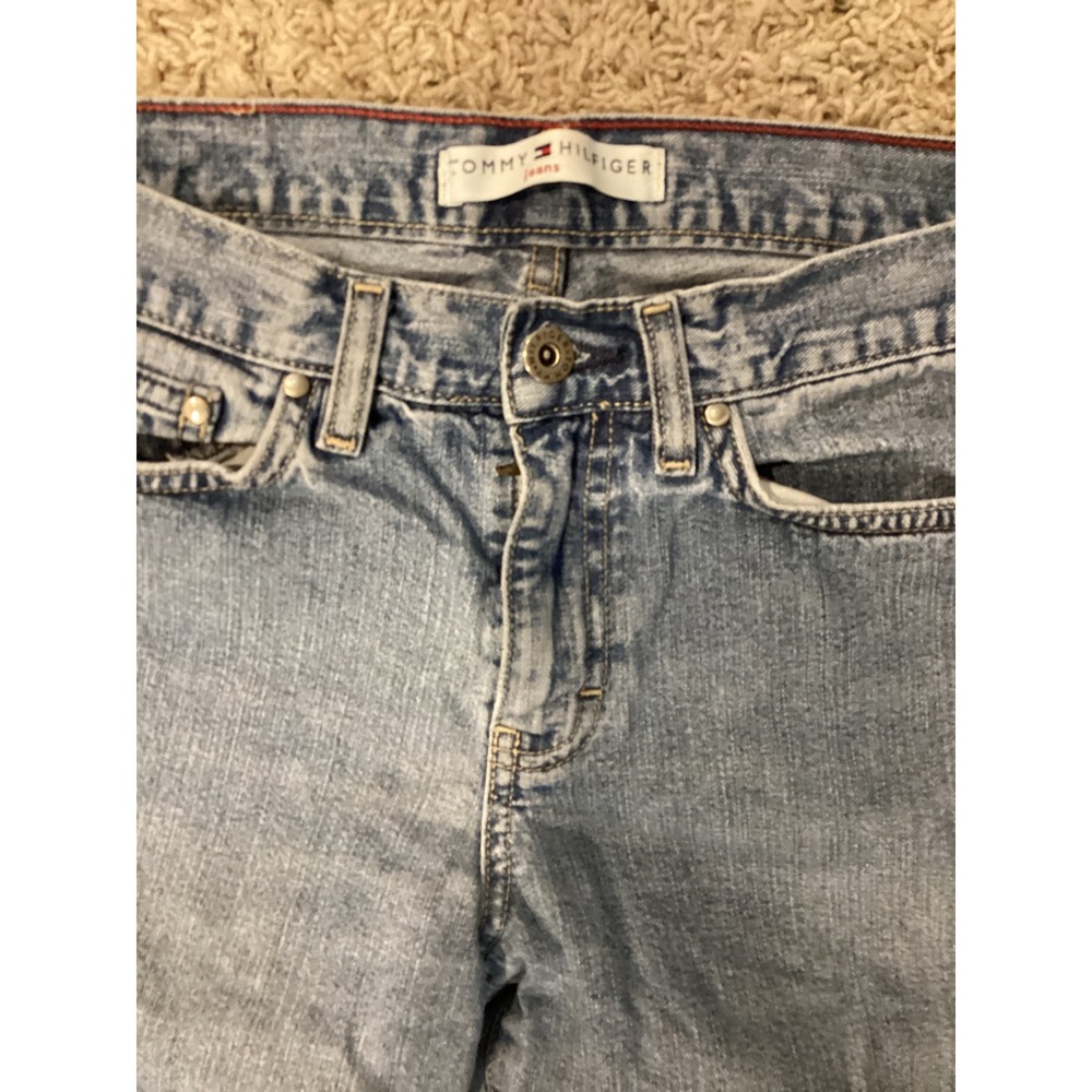 Tommy Hilfiger Women Jeans Light Wash Straight Leg Size 4 - Picture 2 of 6